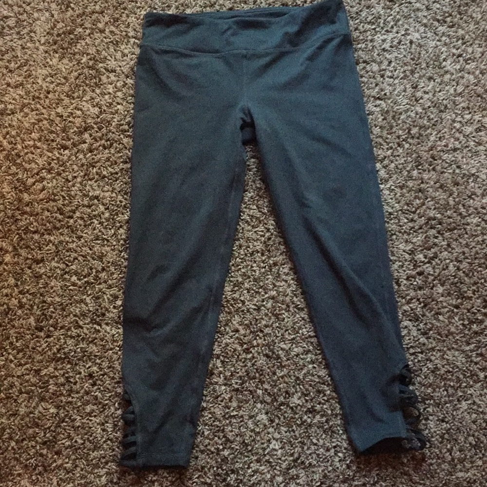 Soft green workout leggings